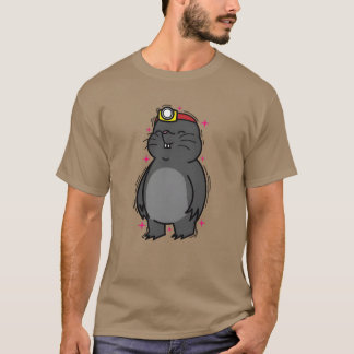 ヘッドライトを持つモグラの塚ヴィンテージ Tシャツ