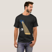 ヘッドライトイベント演劇コンサート照明エンジニア Tシャツ (正面フル)