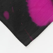 ヘッドラップ鮮やか付きカラフルポートレート フリースブランケット (角)