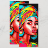 ヘッドラップ鮮やか付きカラフルポートレート メニュー (正面/裏面)