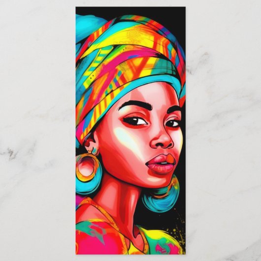 ヘッドラップ鮮やか付きカラフルポートレート メニュー (正面)