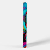 ヘッドラップ鮮やか付きカラフルポートレート Case-Mate iPhoneケース (裏面 / 右)