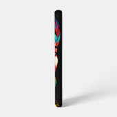 ヘッドラップ鮮やか付きカラフルポートレート SAMSUNG GALAXYケース (左側面)