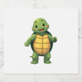 ヘッドレスクールタートルハロウィーンの衣装_ラおもしろいズ スパークリングワインラベル (シングルラベル)