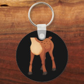 ヘッドレスディアレイジーハロウィーンコスチュームおもしろいアニマ キーホルダー (正面)