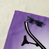 ヘッドレストとランプ付きのボッキアガール  ビーチタオル (インサイチュ)