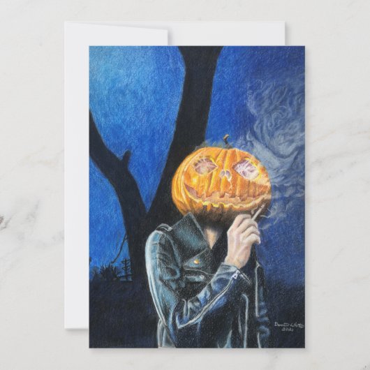 ヘッドレスバイクもしくは自転車に乗る人フラットカード (正面)