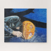 ヘッドレスバイクもしくは自転車に乗る人 ジグソーパズル (横)