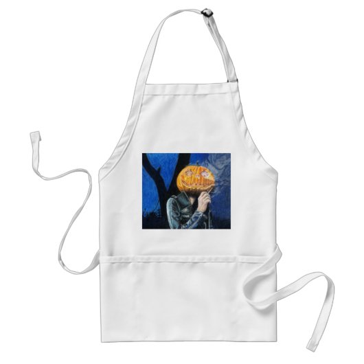 ヘッドレスバイクもしくは自転車に乗る人 スタンダードエプロン (正面)