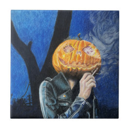 ヘッドレスバイクもしくは自転車に乗る人 タイル