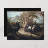 ヘッドレスホースマンとイカボドクレーンのハローズイブ 招待状 (正面/裏面)