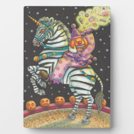 ヘッドレスホースマンスリーピーホローサーカスピエロゼブラ フォトプラーク