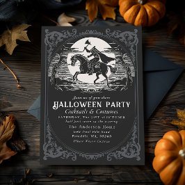ヘッドレスホースマンスリーピーホローハローウィンパーティ 招待状