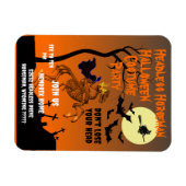 ヘッドレスホースマンハロウィーンの衣装パーティー マグネット (横)