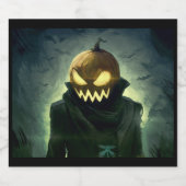 ヘッドレスホースマンハロウィーンビアラベル ビールラベル (シングルラベル)