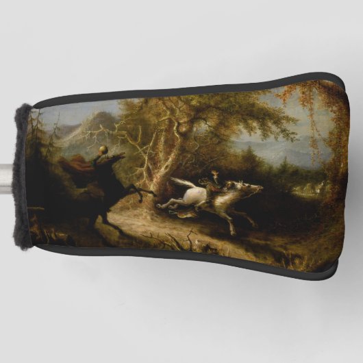 ヘッドレスホースマンハロウィーン幽霊の伝説 ゴルフヘッドカバー (正面)