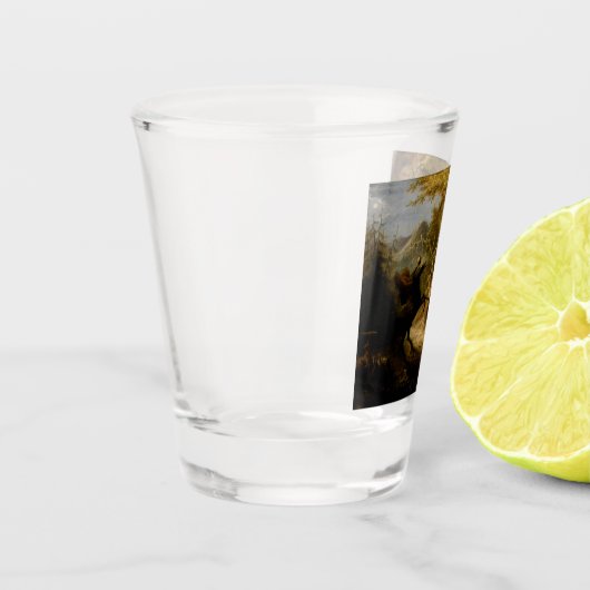 ヘッドレスホースマンハロウィーン幽霊の伝説 ショットグラス (左)