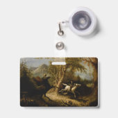 ヘッドレスホースマンハロウィーン幽霊の伝説 バッジ (Front with Retractable)