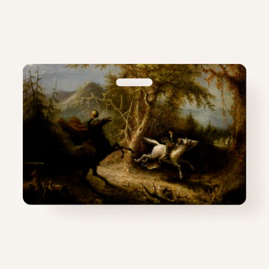 ヘッドレスホースマンハロウィーン幽霊の伝説 バッジ (正面)