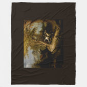 ヘッドレスホースマンハロウィーン幽霊の伝説 フリースブランケット (正面)