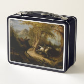 ヘッドレスホースマンハロウィーン幽霊の伝説 メタルランチボックス (裏面)