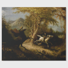 ヘッドレスホースマンハロウィーン幽霊の伝説 ラッピングペーパー