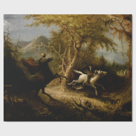 ヘッドレスホースマンハロウィーン幽霊の伝説 ラッピングペーパー (フラット)