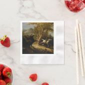 ヘッドレスホースマンハロウィーン幽霊の伝説 縁ありカクテルナプキン (インサイチュ)