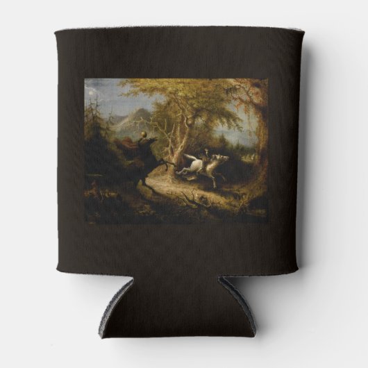 ヘッドレスホースマンハロウィーン幽霊の伝説 缶クーラー (正面)