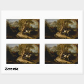 ヘッドレスホースマンハロウィーン幽霊の伝説 長方形シール (シート)