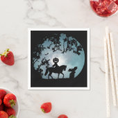 ヘッドレスホースマンパーティー紙ナプキンス スタンダードカクテルナプキン (インサイチュ)