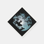 ヘッドレスホースマンパーティー紙ナプキンス スタンダードカクテルナプキン (角)