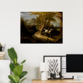 ヘッドレスホースマン、スリーピーホロー&イカボドクレーン ポスター (ホームオフィス)