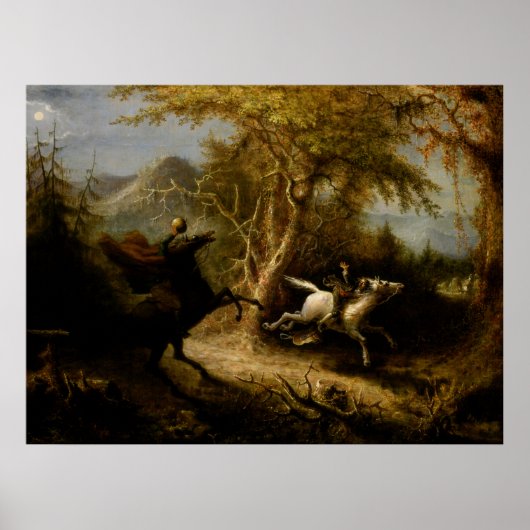 ヘッドレスホースマン、スリーピーホロー&イカボドクレーン ポスター (正面)