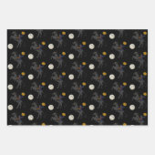 ヘッドレス不気味ホースマンスリーピーホローハロウィーン ラッピングペーパーシート (正面2)