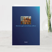 "ヘッドレス"カボチャ頭マンヴィンテージハロウィーンカード カード (裏面)