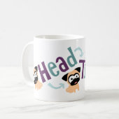 ヘッド傾きのマグ コーヒーマグカップ (正面左)