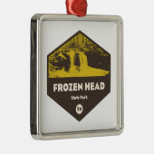 ヘッド凍ってい州パークテネシー メタルオーナメント (右)