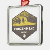 ヘッド凍ってい州パークテネシー メタルオーナメント (左)