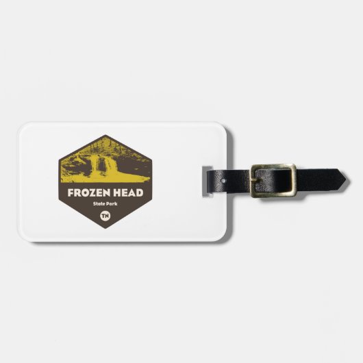 ヘッド凍ってい州パークテネシー ラゲッジタグ (正面横)
