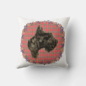 ヘッド勉強オンタータンチェック クッション (裏面)