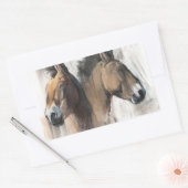 ヘッド勉強 長方形シール (封筒)