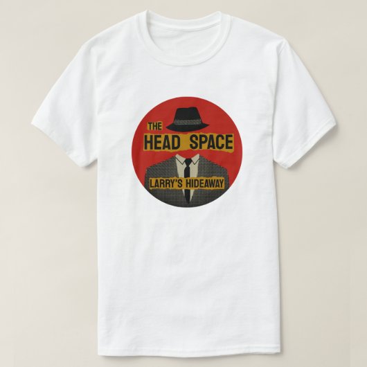 ヘッド宇宙- Larry's Hideaway Tシャツ (デザイン正面)