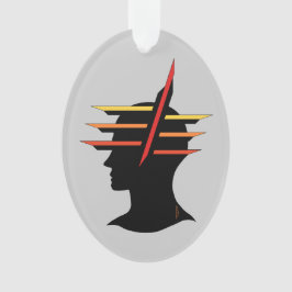 ヘッド抽象芸術 オーナメント