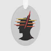 ヘッド抽象芸術 オーナメント (裏面)