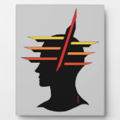 ヘッド抽象芸術 フォトプラーク (正面)