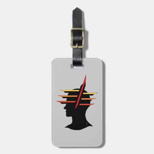 ヘッド抽象芸術 ラゲッジタグ (正面縦)