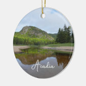 ヘッド素晴らし反射アットサンドビーチ セラミックオーナメント (左)