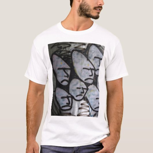 ヘッド落書き、バーゼル、スイス連邦共和国 Tシャツ (正面)