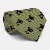 ヘッド調理師-ノベルティ料理ガイMotif ストライプの on ネクタイ (ロール)